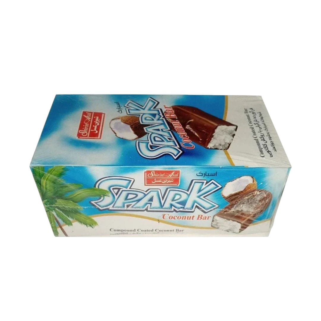 Shirin Asal - SPARK - Coconut Chocolate Bar - Box 