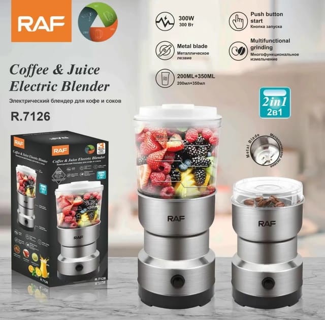 Electric Coffee Grinder 2-In-1 (R -7126) Kitchen C