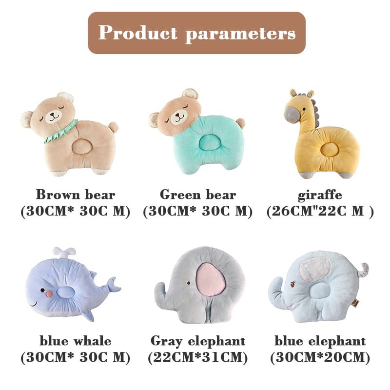 Baby pillow multi-collors New Born Baby 